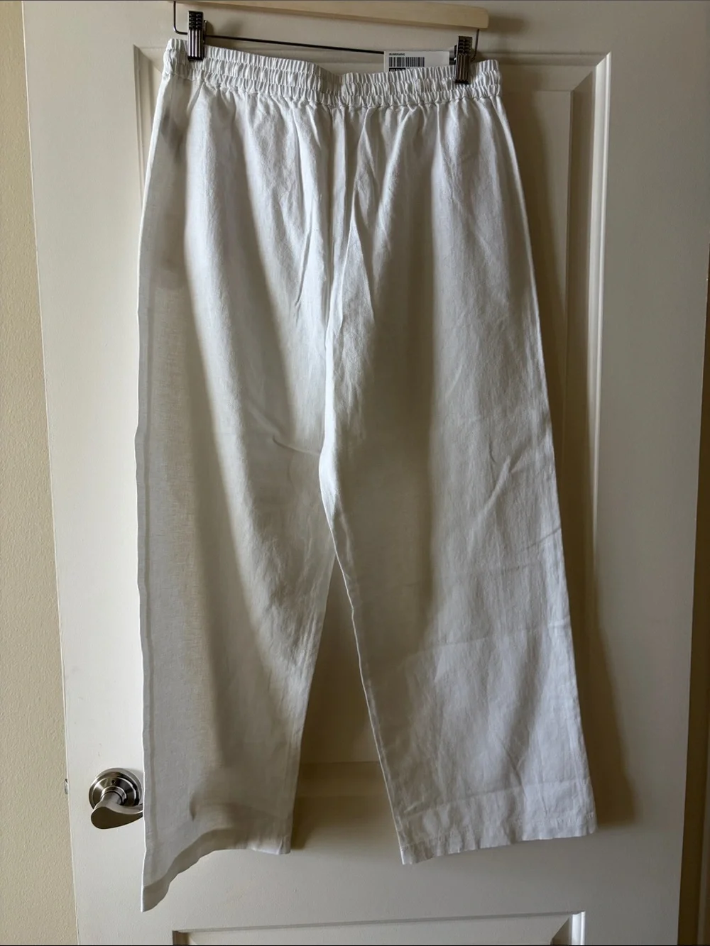 NWT! White linen pants J.Crew